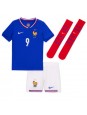 Otroške Nogometnih dresov Francija Olivier Giroud #9 Domači EP 2024 Kratki rokavi (+ hlače)
